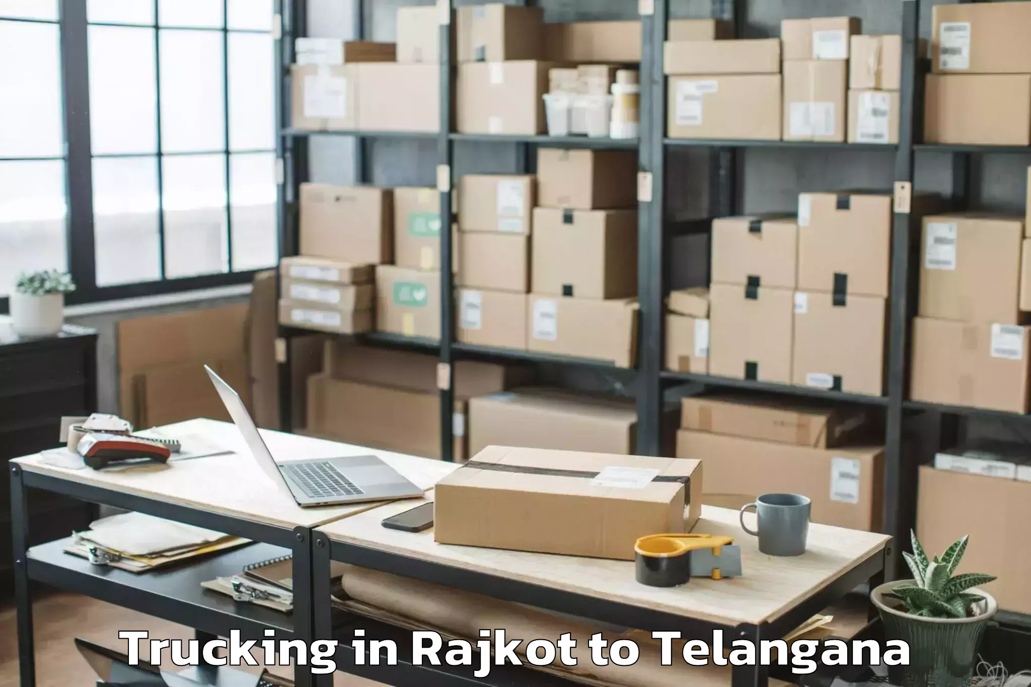 Leading Rajkot to Pedda Adiserla Palle Trucking Provider